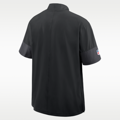 Baltimore Ravens Sideline Coach Men's Nike NFL 1/2-Zip Short